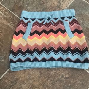 Girls only wore 1 time Missoni for Target skirt